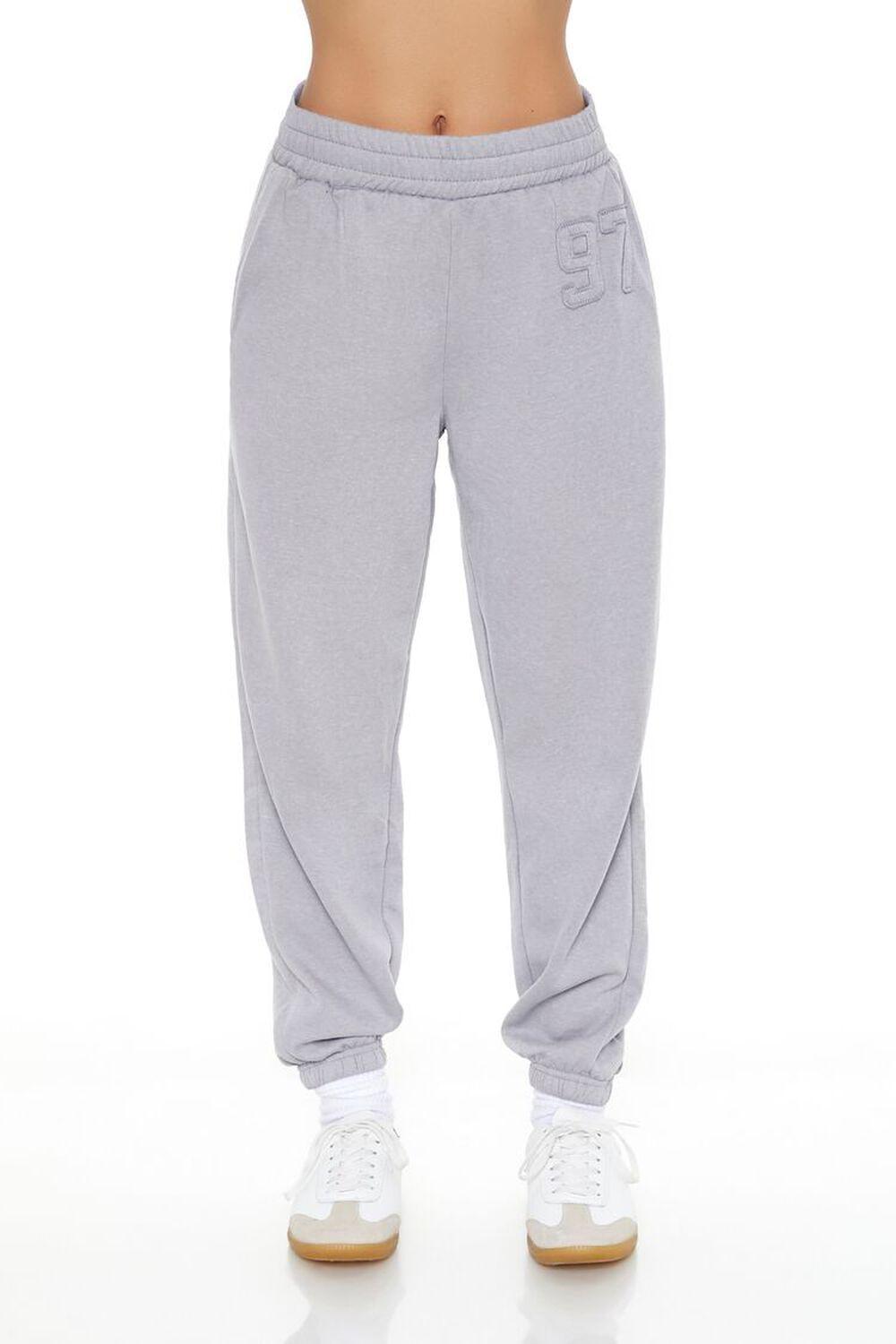 97 Patch Fleece Joggers | Forever 21 Product Image