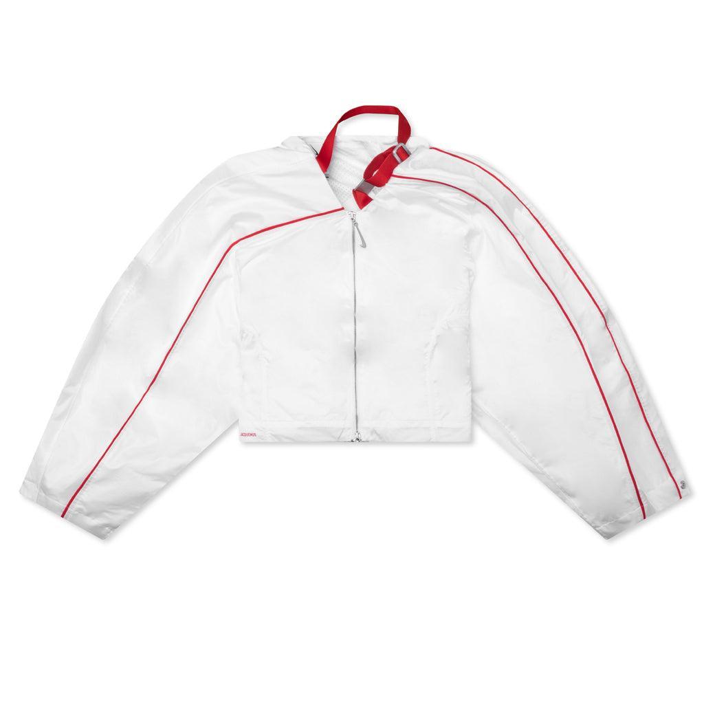 Nike x Jacquemus Nrg Track Jacket - White/University Red Male Product Image