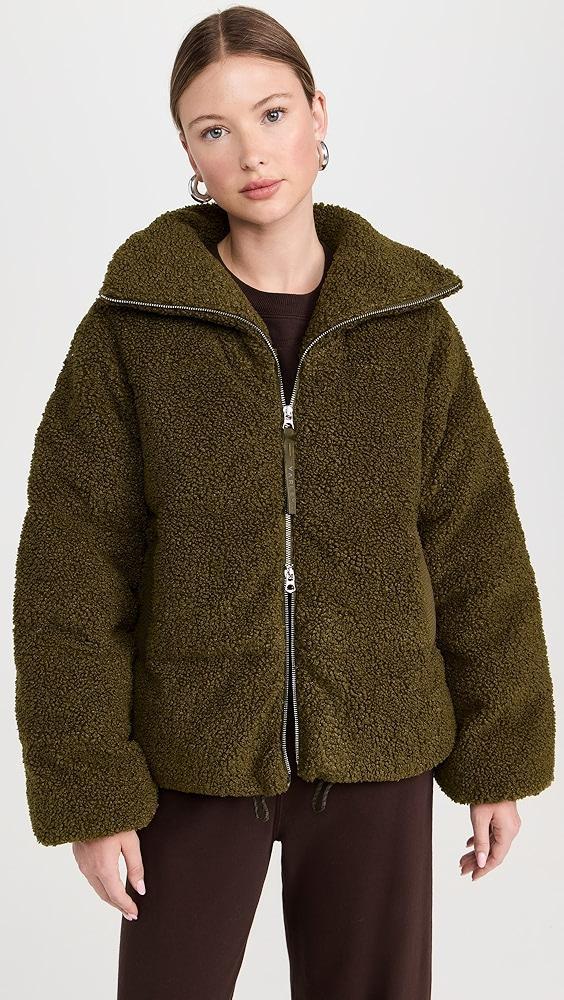 Varley Wilkins Sherpa Puffer Jacket | Shopbop Product Image