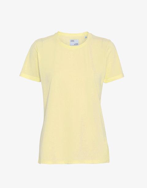 Women Light Organic Tee - Soft Yellow Product Image