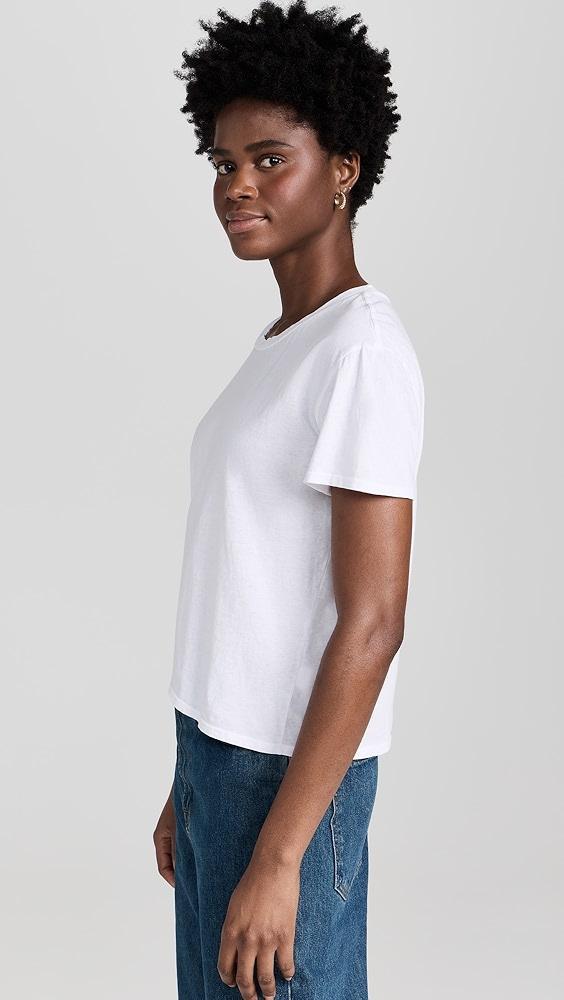 perfectwhitetee Harley Cotton Boxy Crew Tee | Shopbop Product Image