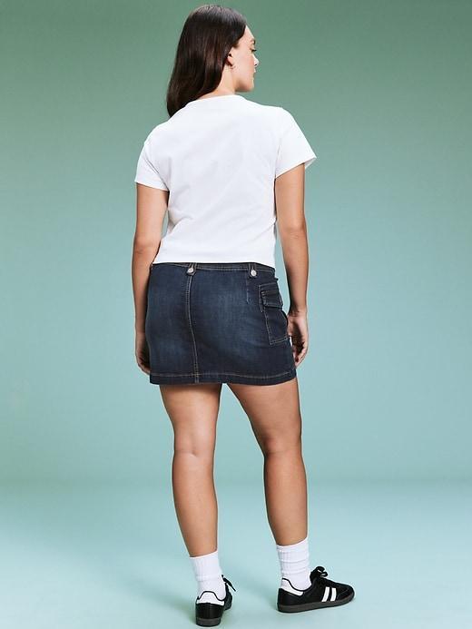 &apos;94 Jean Cargo Mini Skirt Product Image