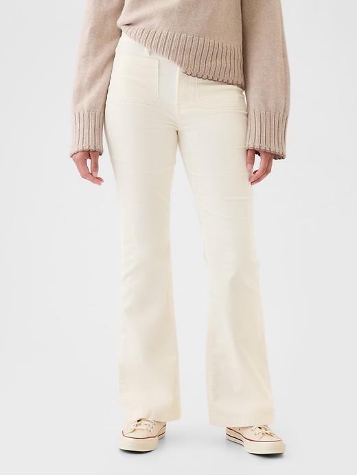 High Rise Corduroy &apos;70s Flare Pants Product Image