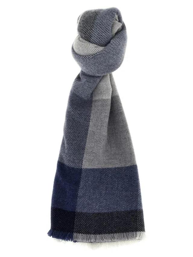 BRUNELLO CUCINELLI Check Scarf In Multicolor Product Image