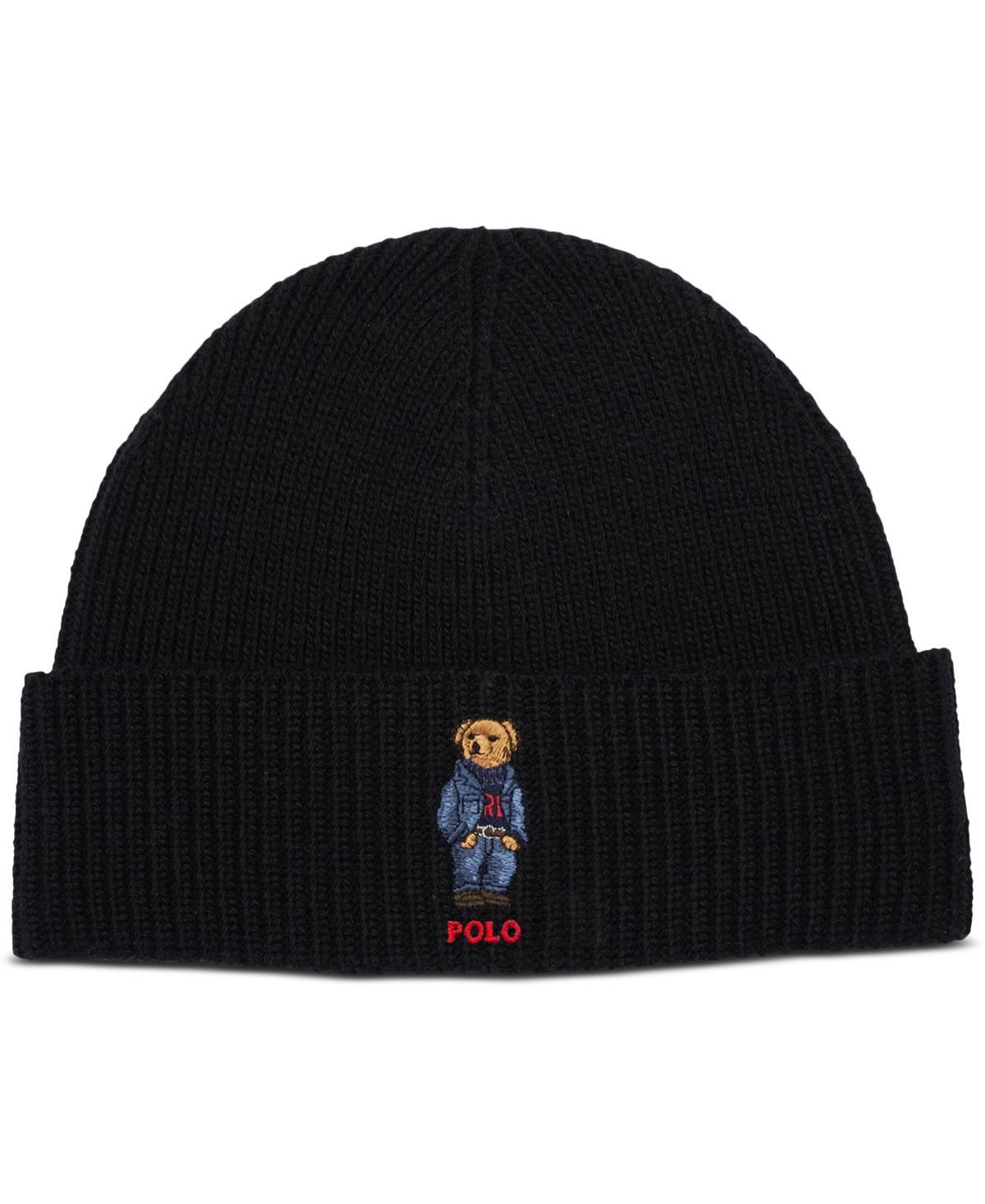 Polo Ralph Lauren Solid Denim Bear Beanie Product Image