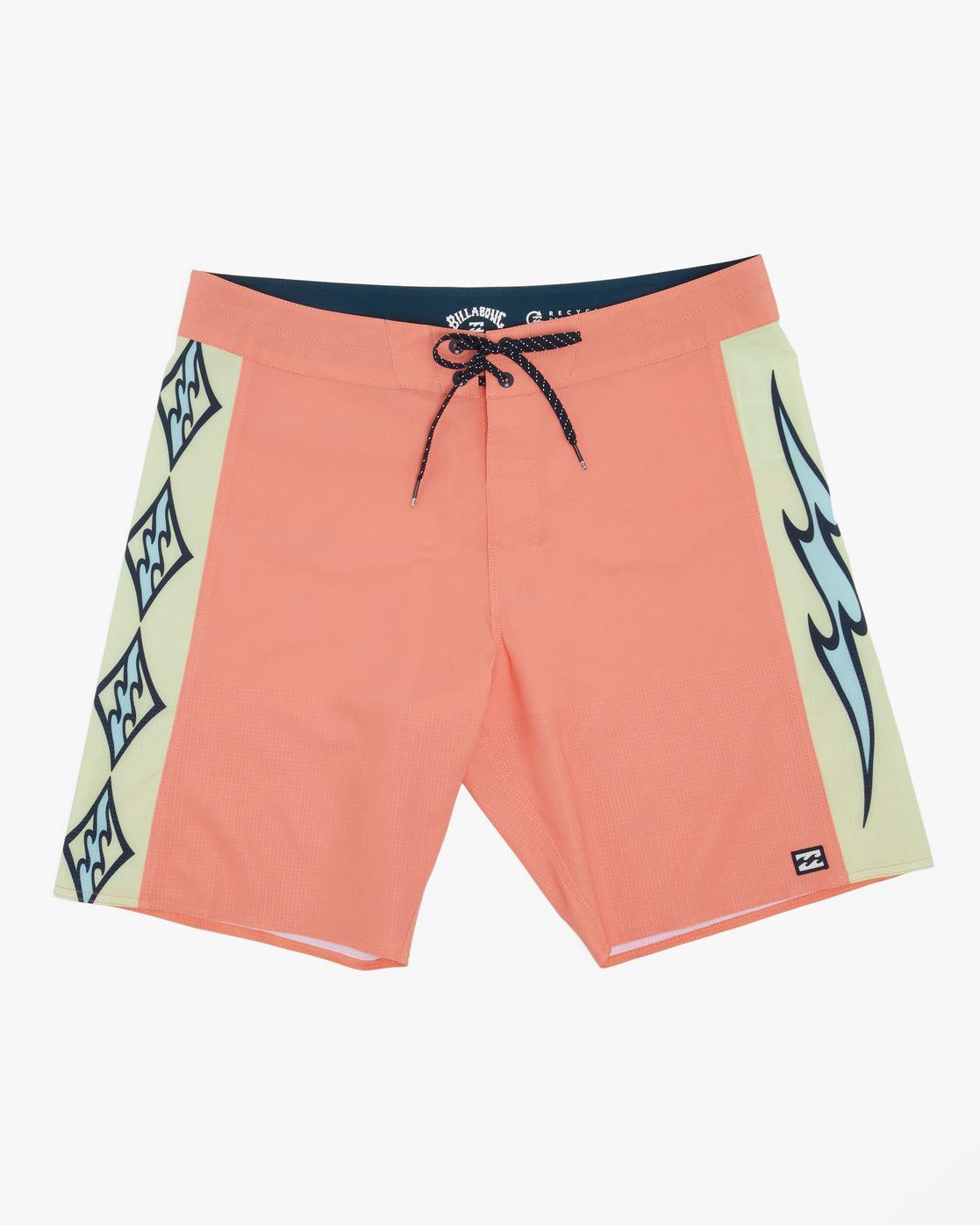 D Bah Airlite Performance 19" Boardshorts - Neon Melon Male Product Image