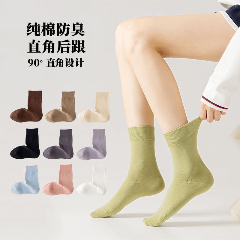 Plain Crew Socks Product Image