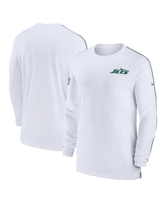 New York Jets Sideline Coach Nike Mens Dri-FIT NFL Long-Sleeve Top Product Image