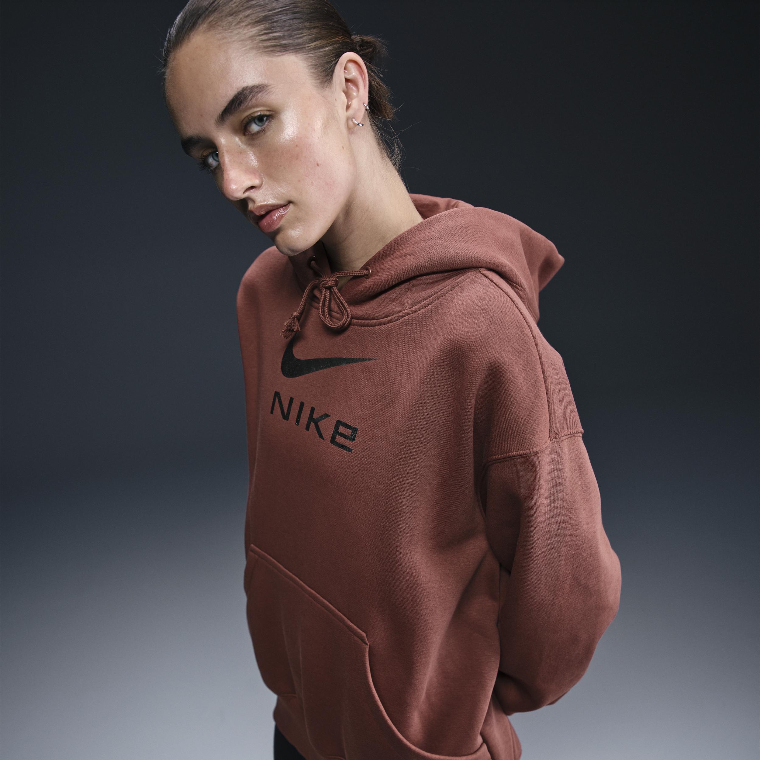 Women's Nike Sportswear Phoenix Fleece Oversized Pullover Graphic Hoodie Product Image