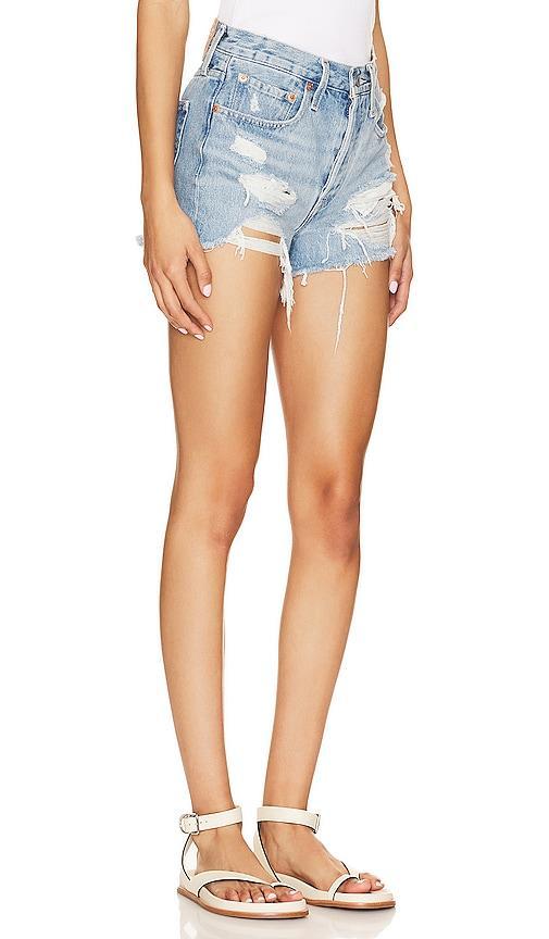 levis 501 Original Ripped Cutoff Denim Shorts Product Image