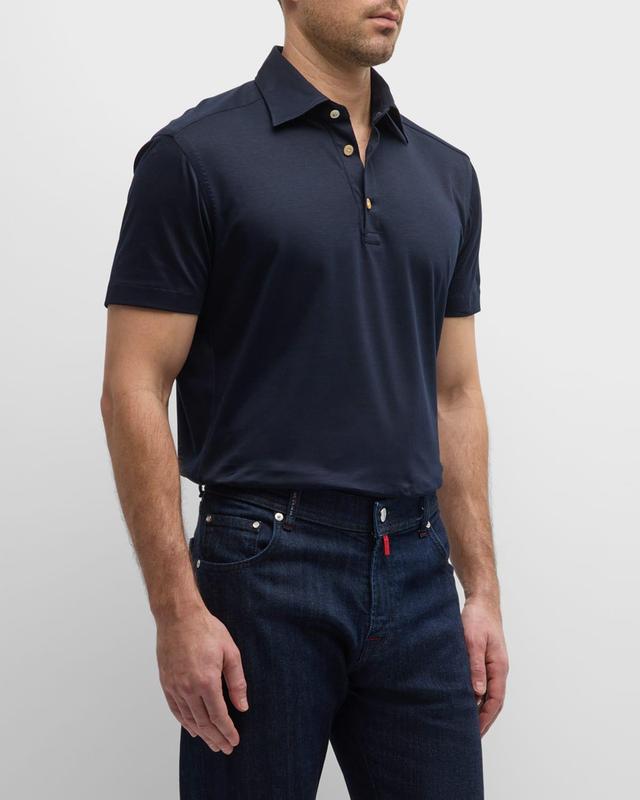 Mens Cotton Polo Shirt Product Image