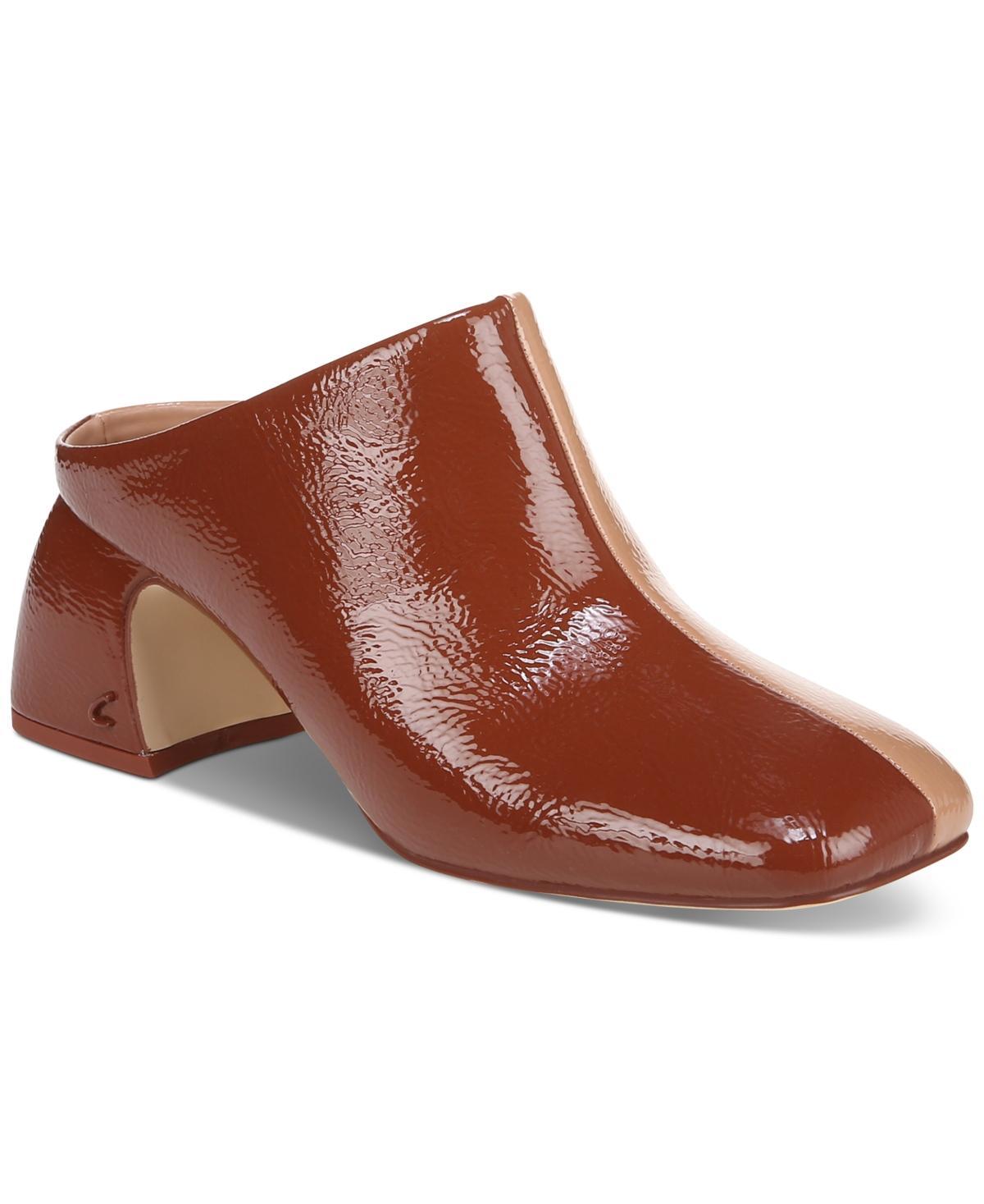 Circus NY Olsen Crinkle Patent Color Block Heeled Mules Product Image