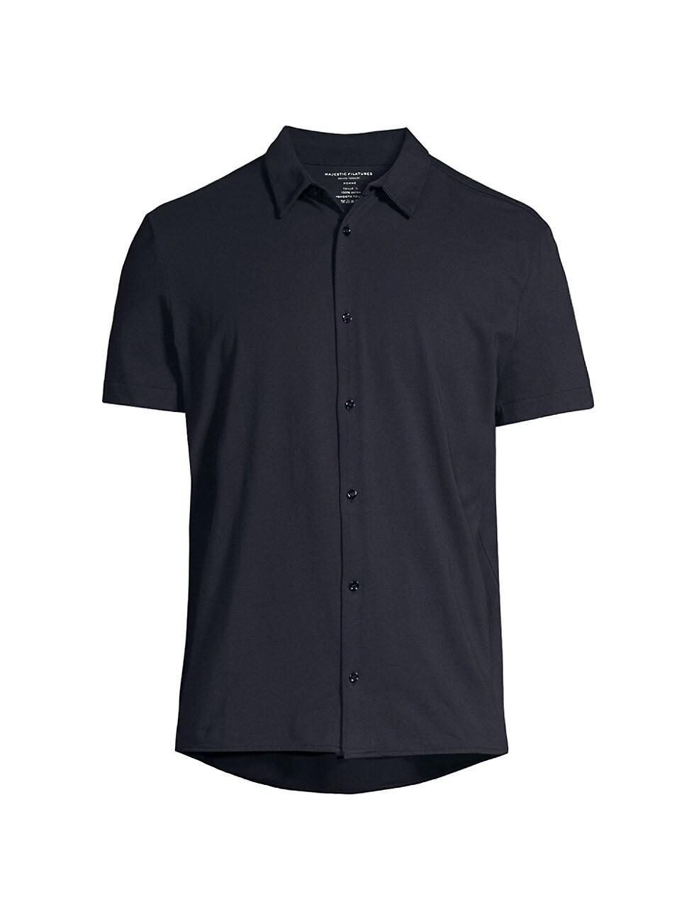 Mens Short-Sleeve Button-Up Shirt Product Image