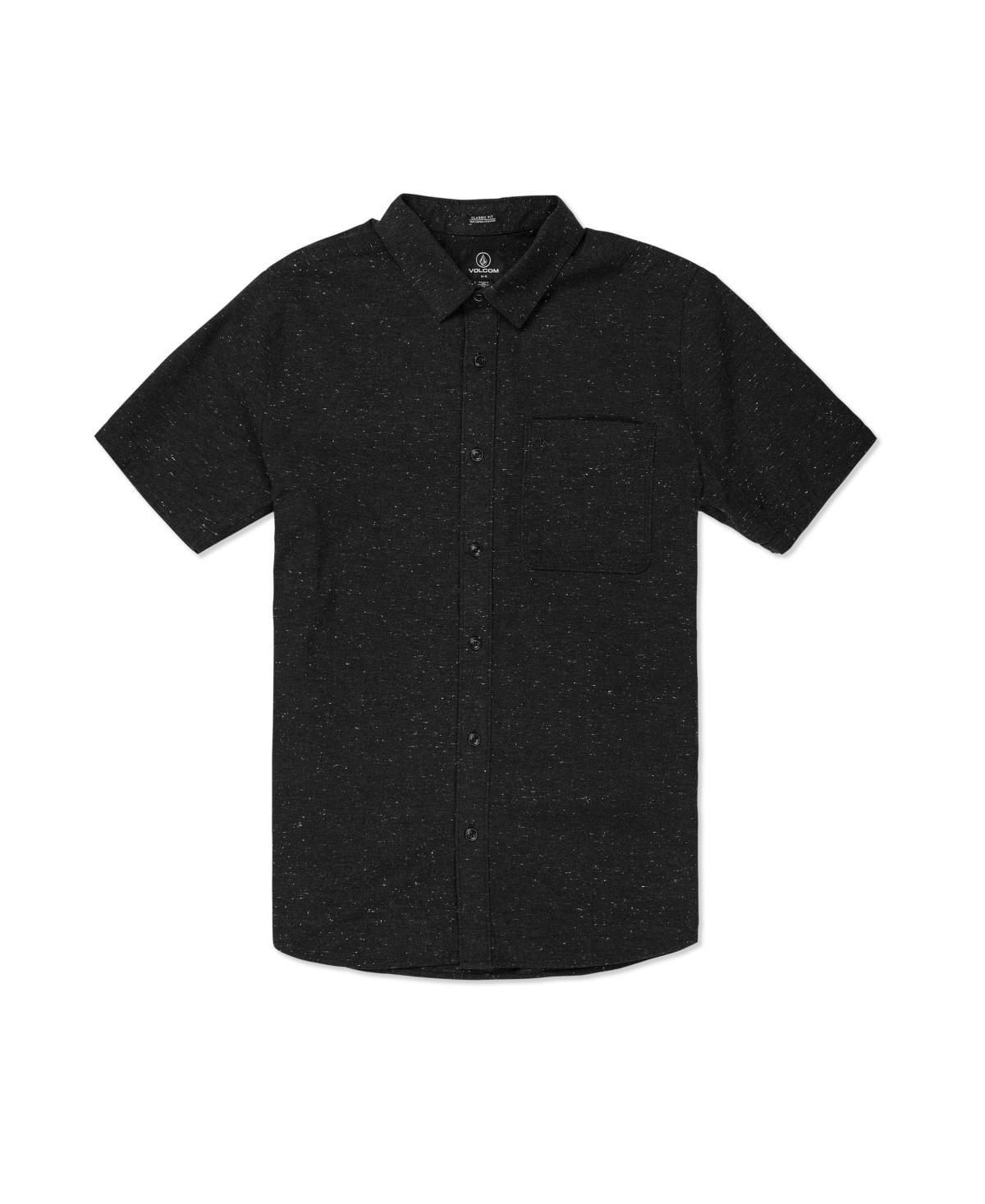 Volcom Date Knight Short Sleeve Woven (Chambray) Men's Clothing Product Image