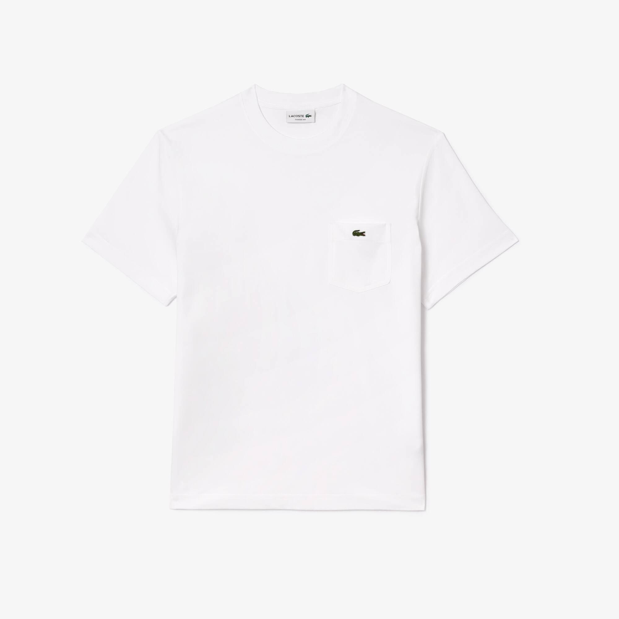 Cotton T-shirt with Breast Pocket Product Image