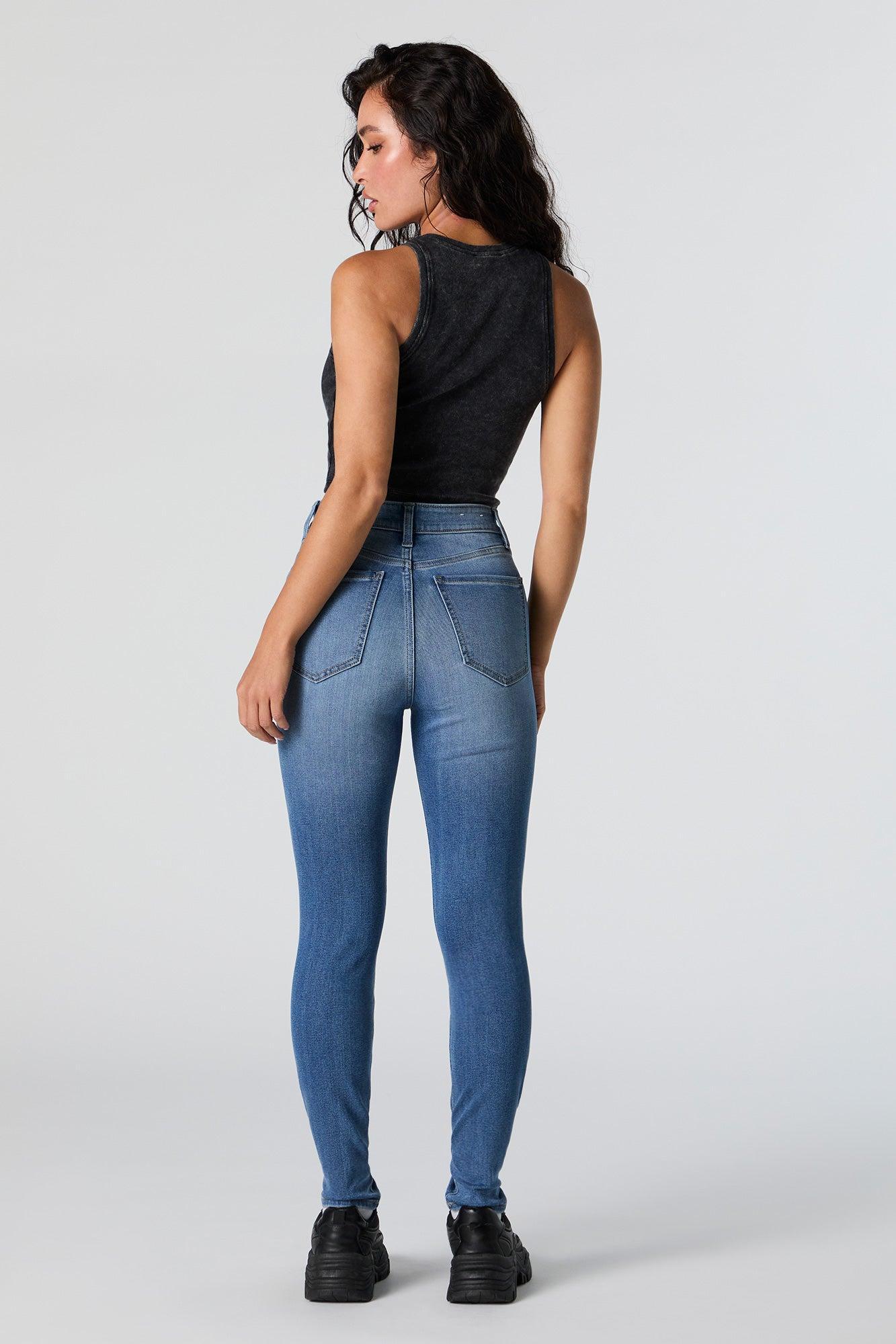 Dark Wash High Rise Skinny Jean Female Product Image