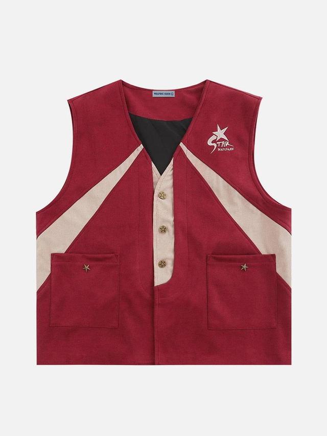 Aelfric Eden Patchwork Star Vest Product Image