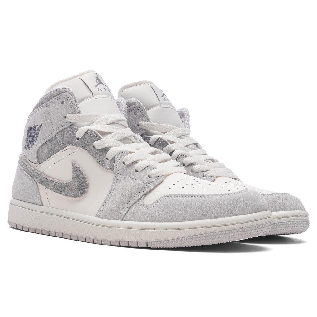 Air Jordan 1 Mid SE - Neutral Grey/Smoke Grey/Sail Male Product Image