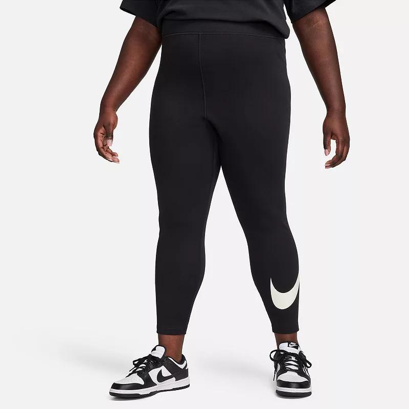 Nike Sportswear Classics Women's High-Waisted Graphic Leggings (Plus Size) product image