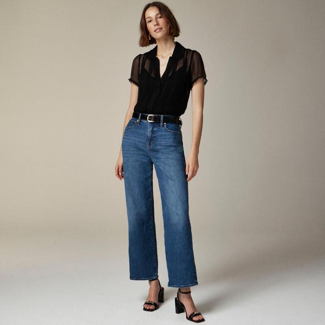 Curvy slim wide jean in 1996 semi-stretch Product Image