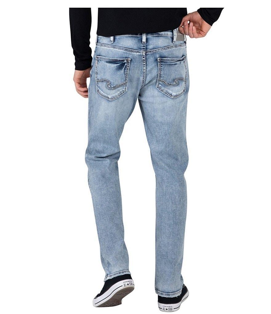 Silver Jeans Co. Grayson Performance Stretch Straight Light Wash Jeans Product Image