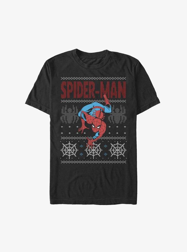 Marvel Spider-Man Ugly Christmas Extra Soft T-Shirt Product Image