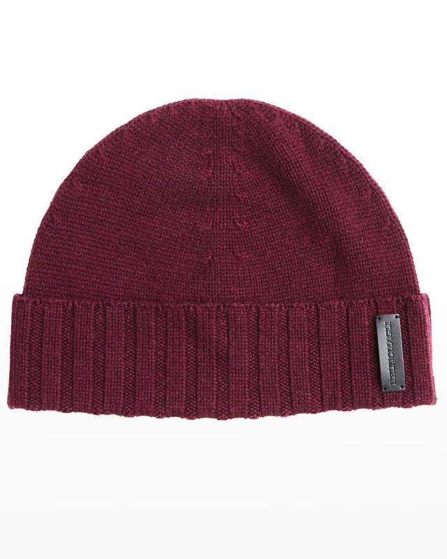 Mens Rib-Cuff Cashmere Beanie Hat Product Image