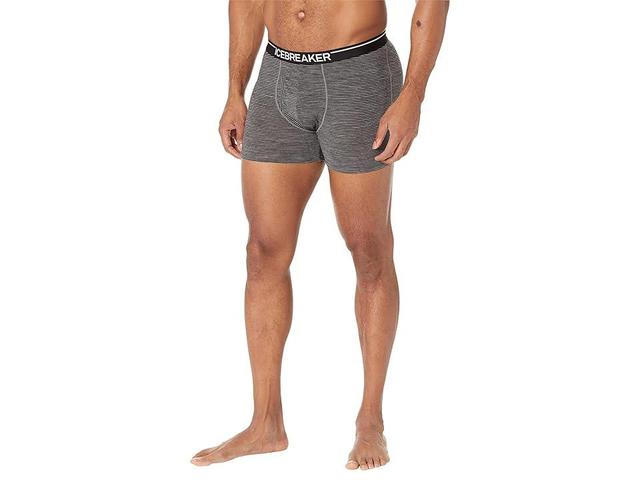 Icebreaker Anatomica Boxers w/ Fly (Gritstone Heather) Men's Underwear Product Image