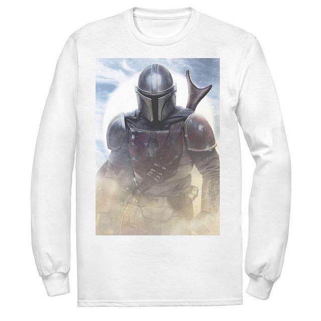 Mens Star Wars The Mandalorian Bounty Hunter Dusty Portrait Tee Product Image