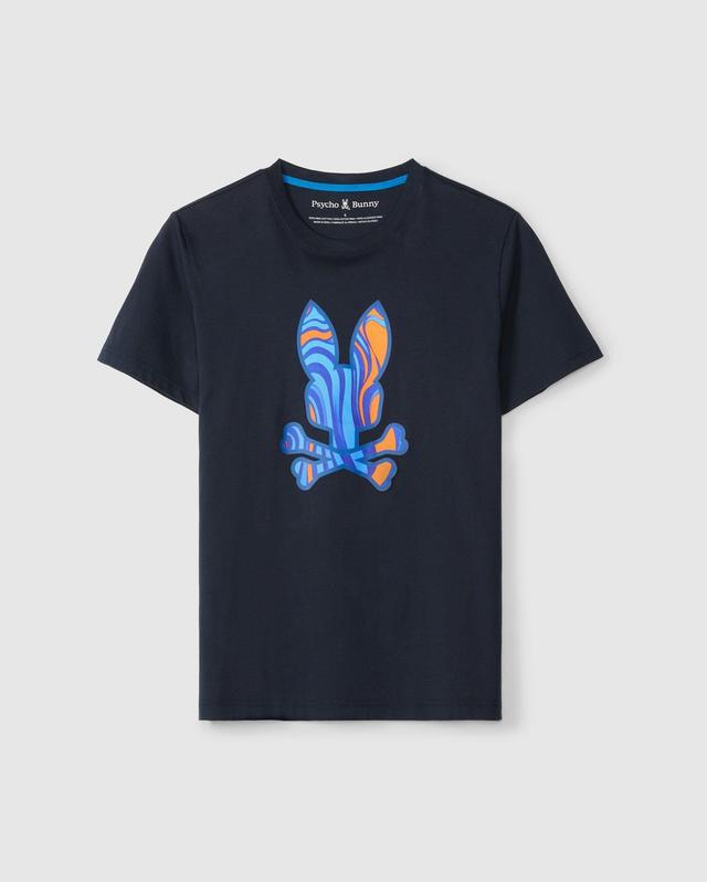 Psycho Bunny Men's Nevada Graphic Tee 410 NAVY Product Image