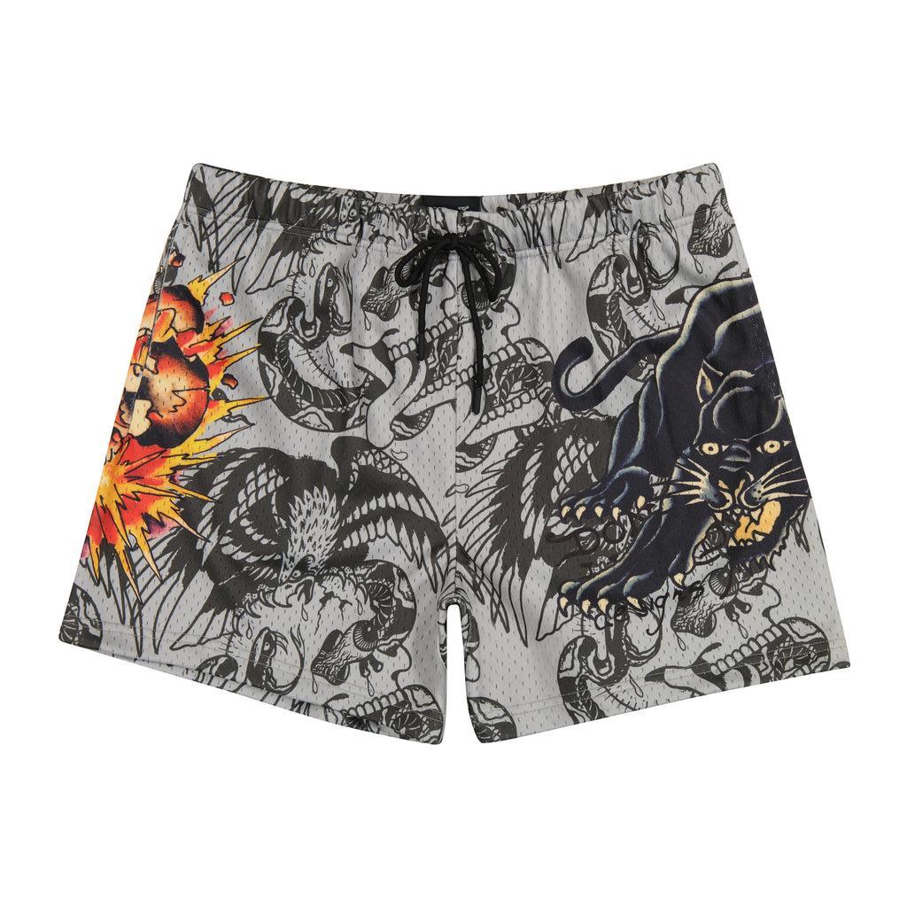 Skull Panther Mens Mesh Short Product Image