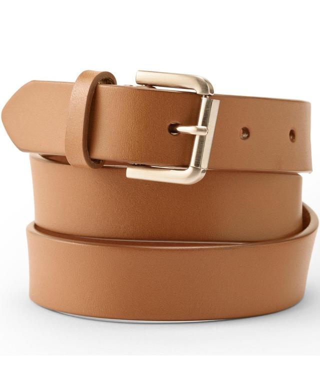 Womens Lands End Classic Leather Belt Product Image