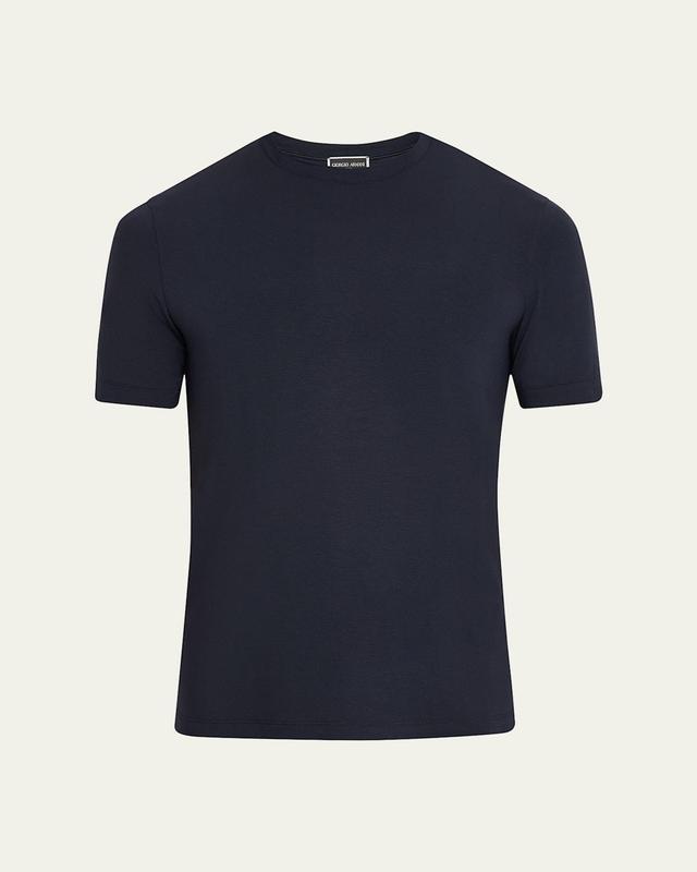 Mens Textured Crew T-Shirt Product Image