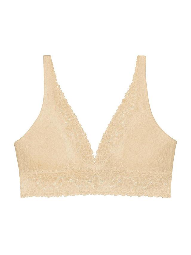 Womens Stretch Lace Plunge Bra Product Image