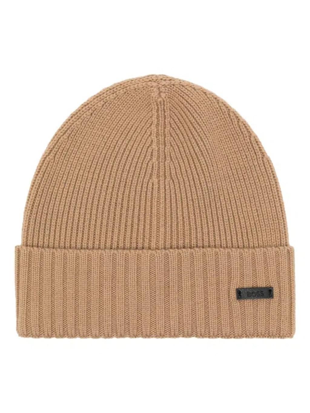 Ribbed-knit Beanie In Neutrals Product Image