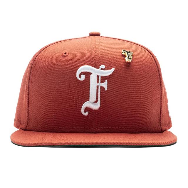 Feature x New Era Old English F Snapback Hat w/ Pin - Rust Male Product Image