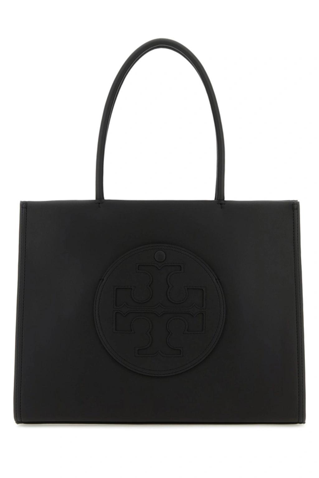 Ella Logo Patch Tote Bag In Black Product Image