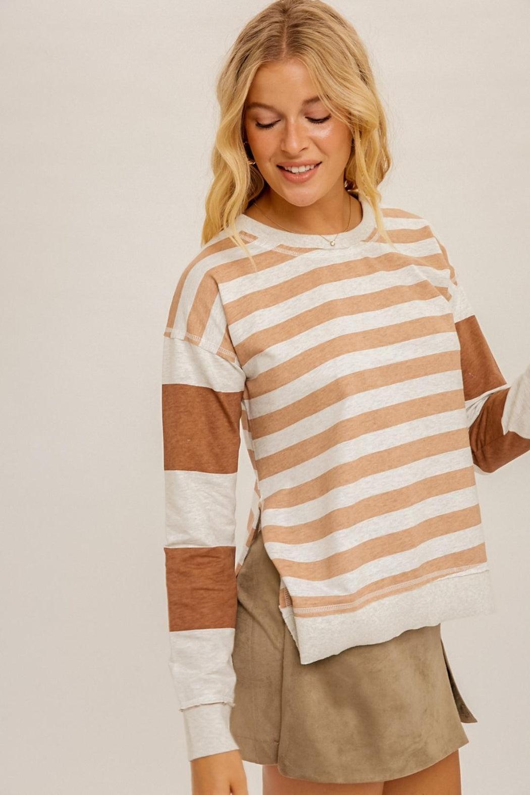 Stripe Pullover Top Product Image