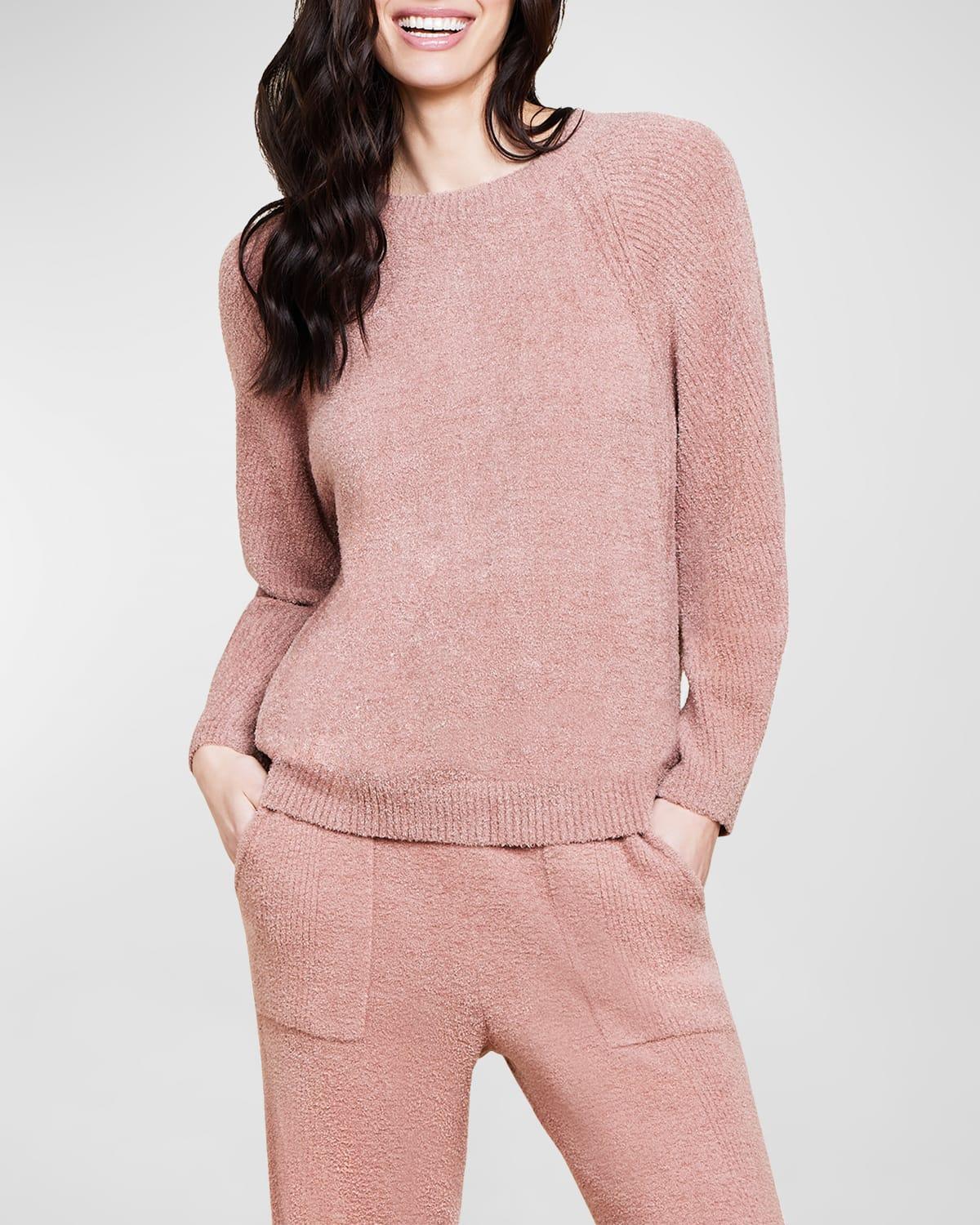 Barefoot Dreams CozyChic Lite Dolman Sleeve Coordinating Ribbed Pullover product image