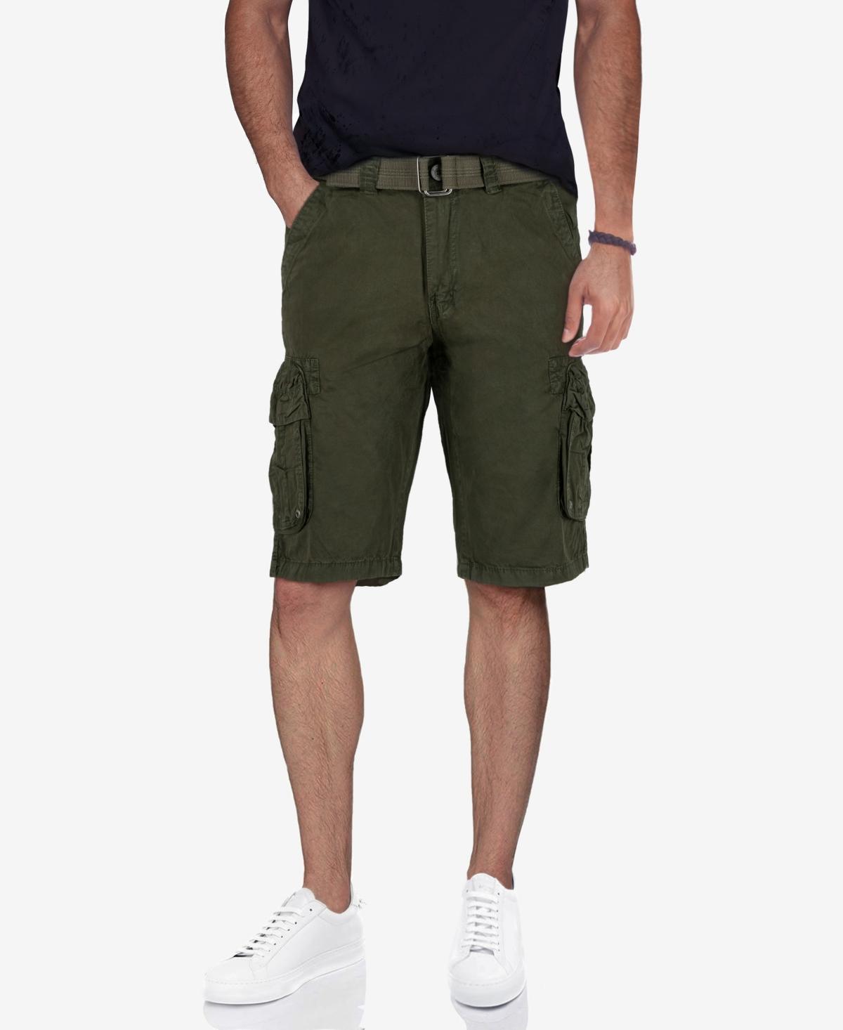 Mens RawX Regular-Fit Belted Cargo Shorts Product Image