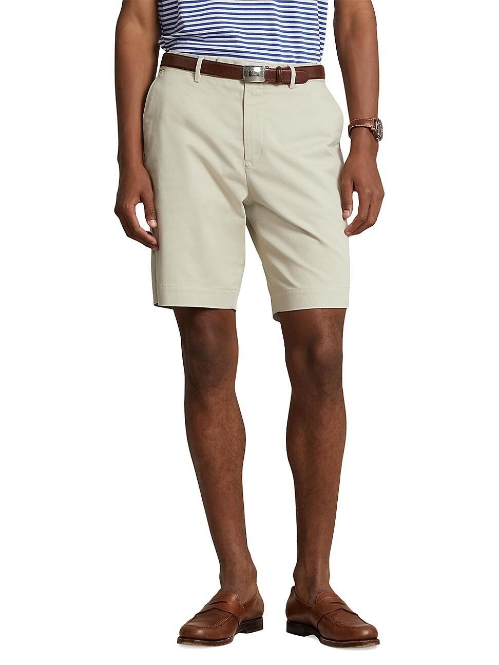 Polo Ralph Lauren Flat Front Stretch Twill Chino Shorts Product Image