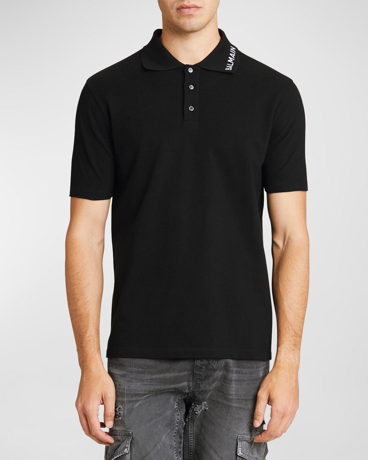 Mens Polo Shirt with Collar Logo Product Image