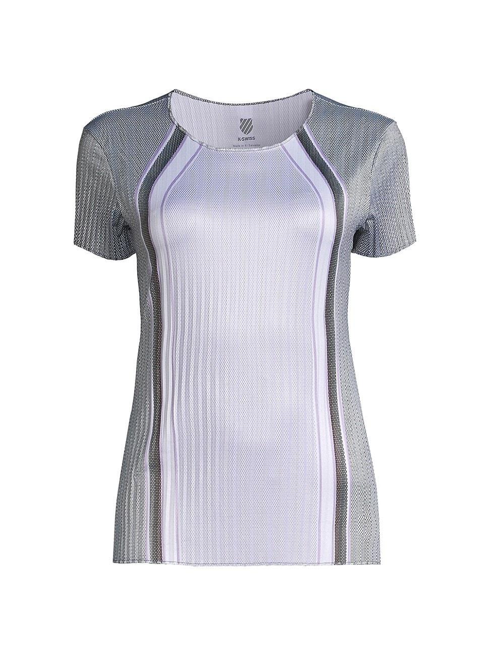 Womens Pleated Short-Sleeve Active Top Product Image