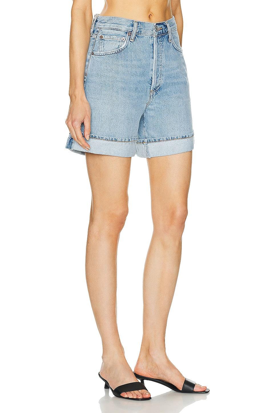 AGOLDE Dame Short in Blue Product Image