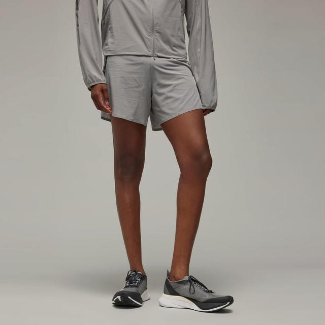 adidas Y-3 Running Shorts Charcoal Solid Grey 2XL Mens Product Image