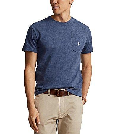 Polo Ralph Lauren Mens Classic Fit Crew Neck Pocket T-Shirt Product Image