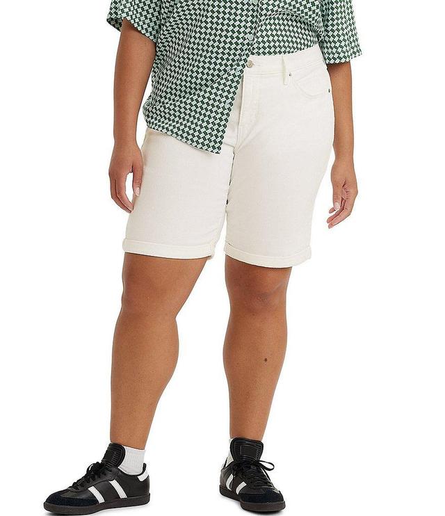 Levi's® Plus Size Mid Rise Shaping Bermuda Shorts Product Image