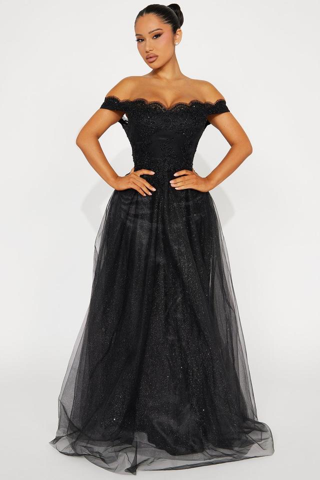 Splendid Ball Night Gown - Black Product Image