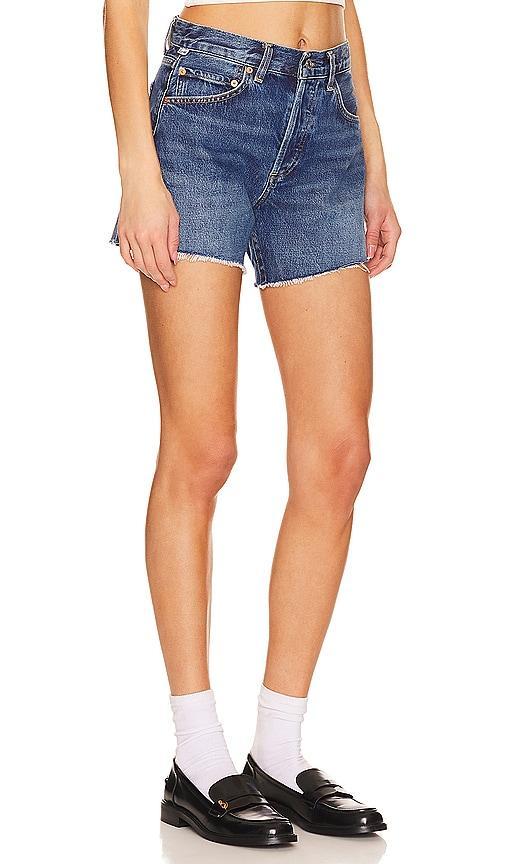 Citizens of Humanity Annabelle Long Vintage Relaxed Short in Blue Product Image