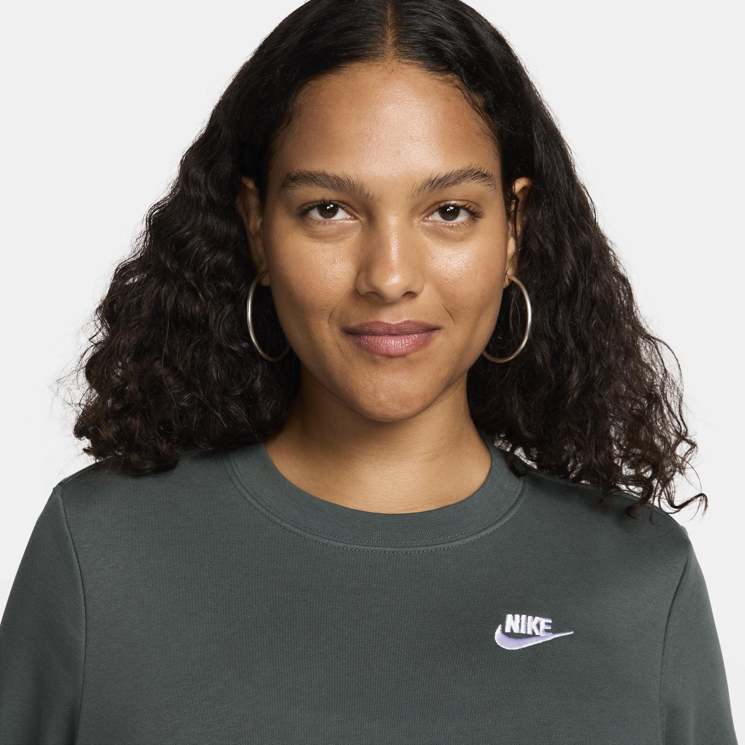 Women's Nike Sportswear Club Fleece Crew-Neck Sweatshirt Product Image